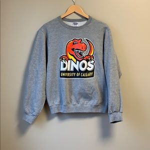 University of Calgary grey sweatshirt